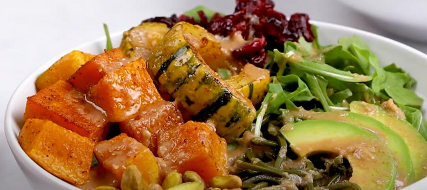 Roasted Winter Squash with Udon Noodles