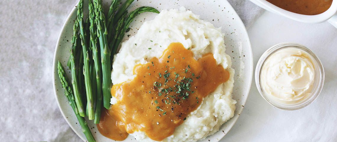 This easy vegan gravy recipe gravy is perfect for Thanksgiving or any holiday meal. 