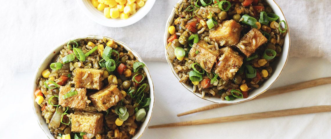 Chlorella Vegan Fried Rice