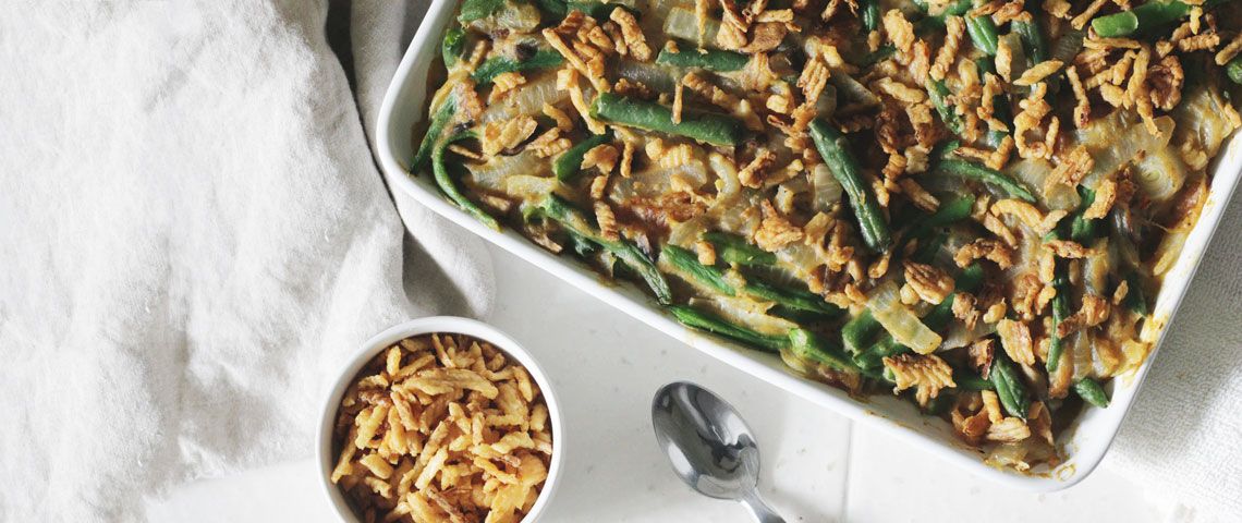 Vegan Holiday Green Bean Casserole with Chlorella Vegan Holiday Green Bean Casserole with Chlorella