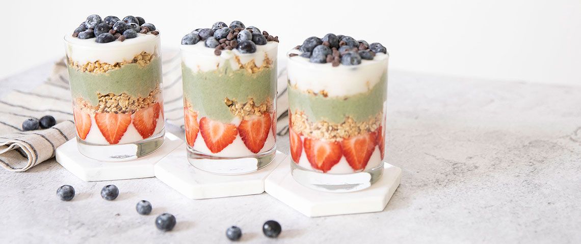 Chlorella Yogurt Parfait