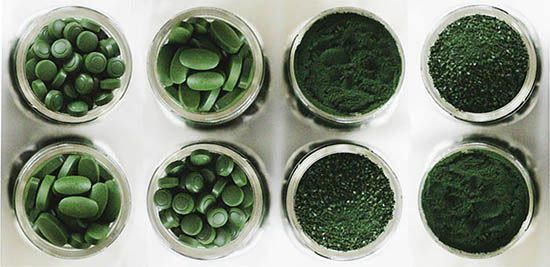 Sun Chlorella tablets, granules and powder