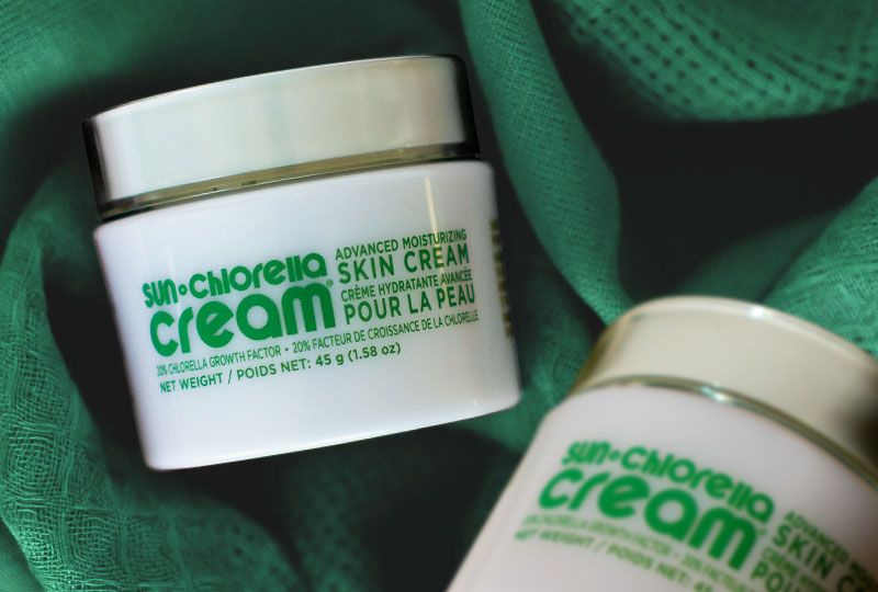 Radiant Skin Holiday Deal includes 2 jars of Sun Chlorella Skin Cream (45g per jar)!