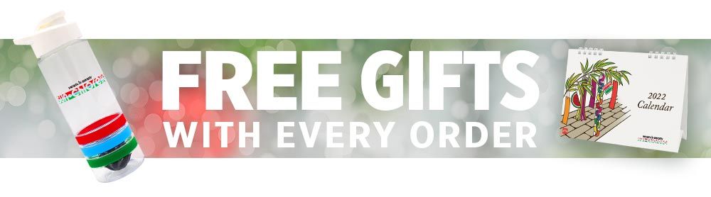 Each Holiday Deal include 1 free shaker bottle and 2022 desk calendar!