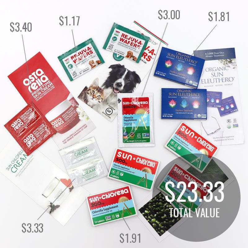 $9.99 Variety Trial Box worth $23.33 total value! $9.99 Variety Trial Box worth $23.33 total value!