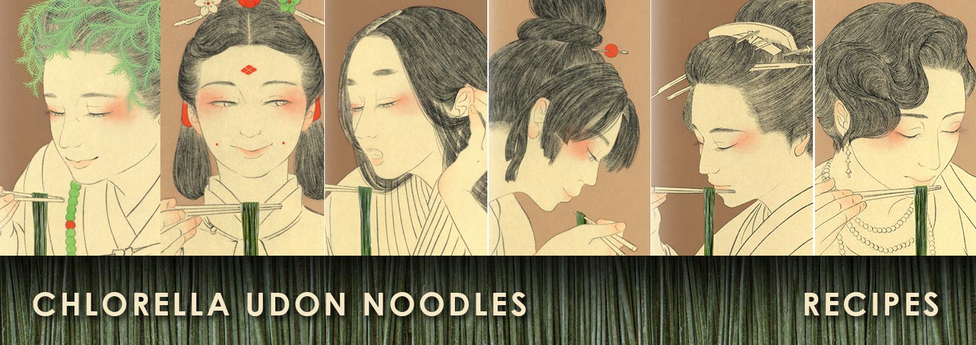 Chlorella Udon Noodles Recipes