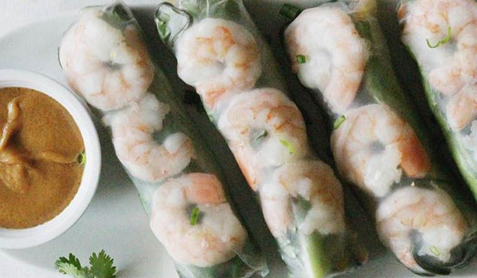 Chlorella Udon Spring Rolls