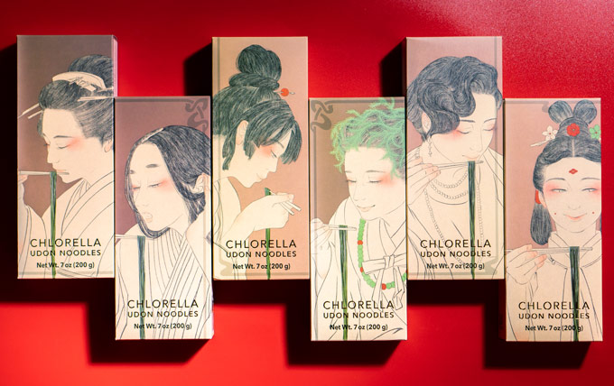 Chlorella Udon Noodles Japanese History Collection