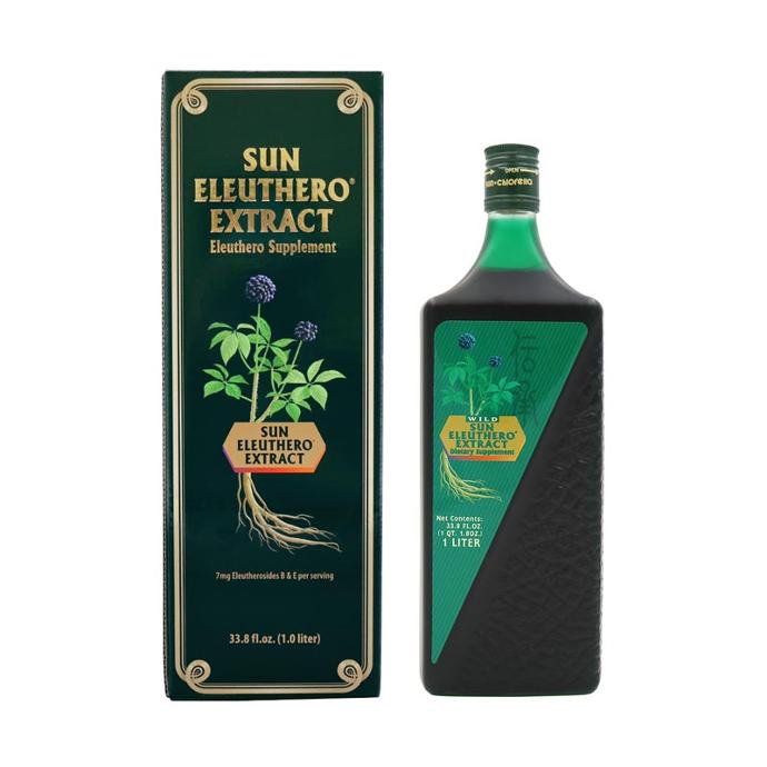 Sun Eleuthero Extract Bottle and Box