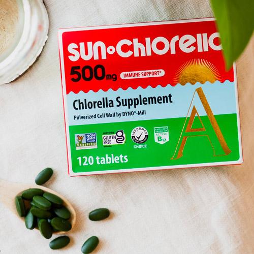 Sun Chlorella 500mg Tablets 20 days supply