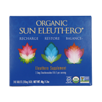 Organic Sun Eleuthero 200mg 240 Tablets 20-Day Supply Organic Sun Eleuthero 200mg 240 Tablets 20-Day Supply