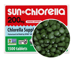 1500 Sun Chlorella Tablets 200mg Each Typically a 3-Month Supply