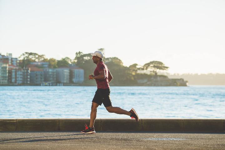 Man jogging