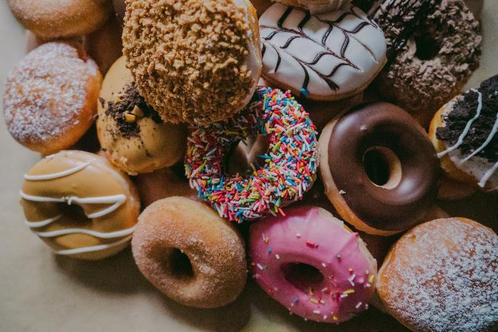 An assortment of doughnuts