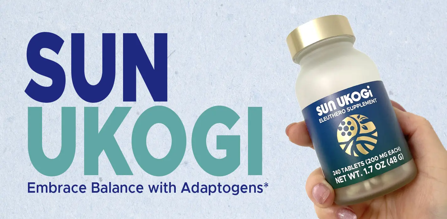 Sun Ukogi Organic Eleuthero Natural Adaptogen Supplement