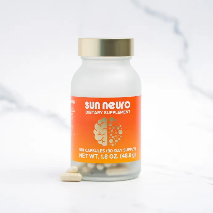 Sun Neuro 1000mcg Plasmalogen Dietary Supplement Bottle