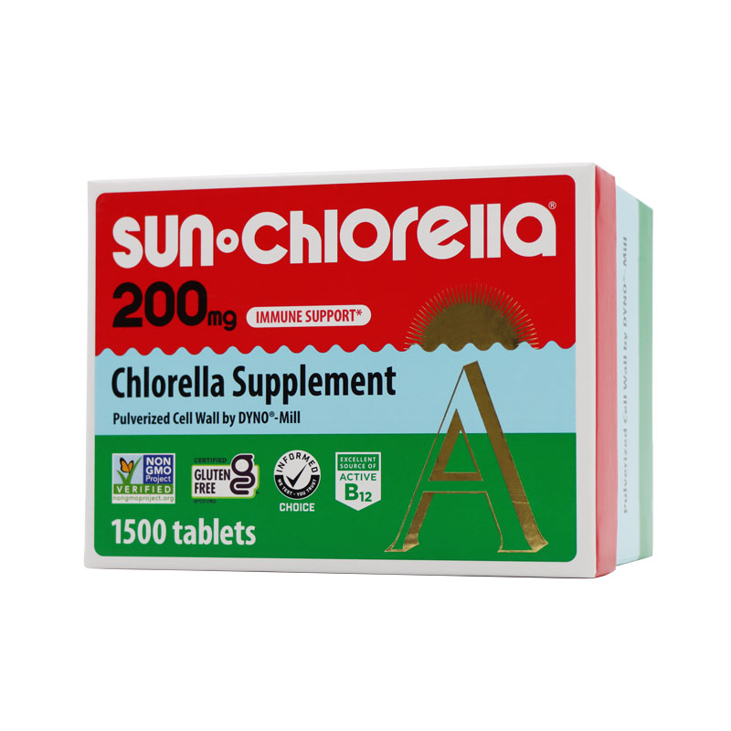 SUN CHLORELLA 200MG - 1500 TABLETS