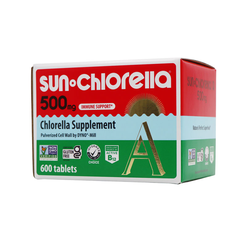 SUN CHLORELLA 500MG - 600 TABLETS