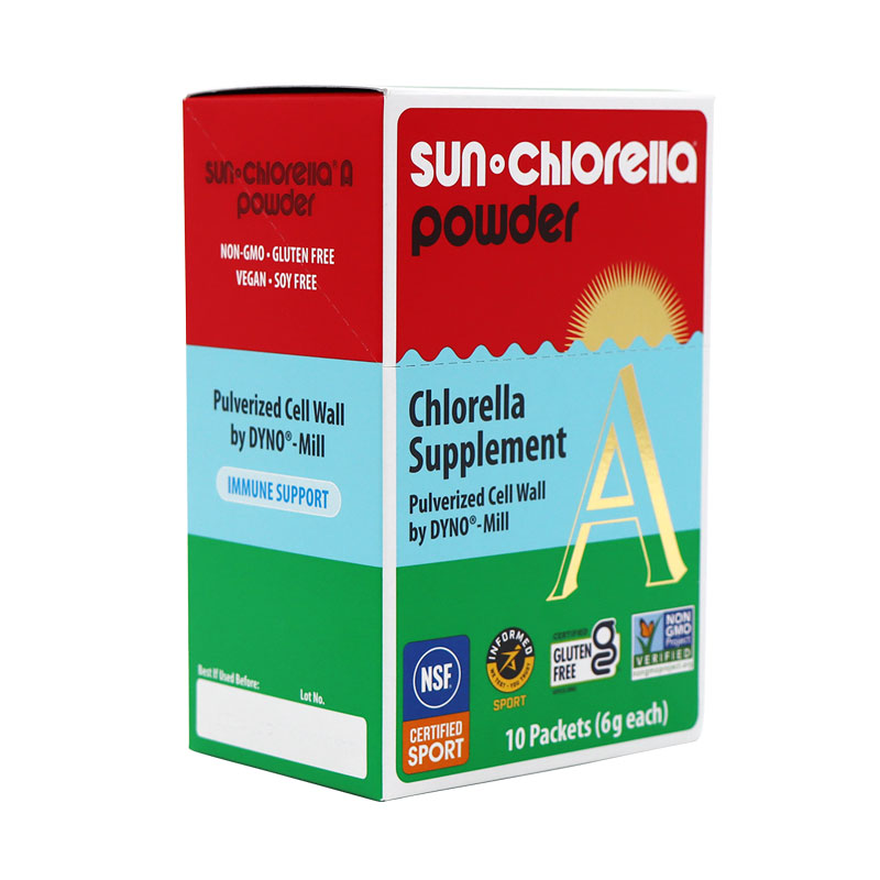 SUN CHLORELLA POWDER - 10 PACKETS (6g each)