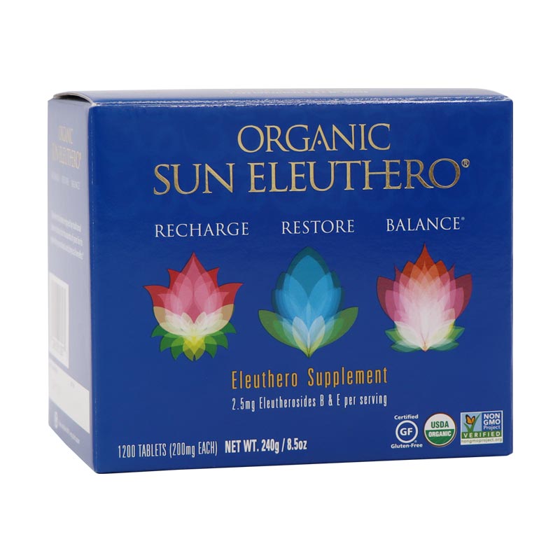 ORGANIC SUN ELEUTHERO 1200 TABLETS (200mg)