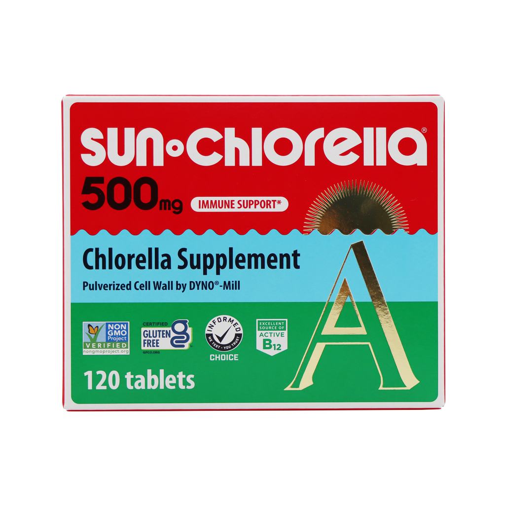 SUN CHLORELLA 500MG - 120 TABLETS