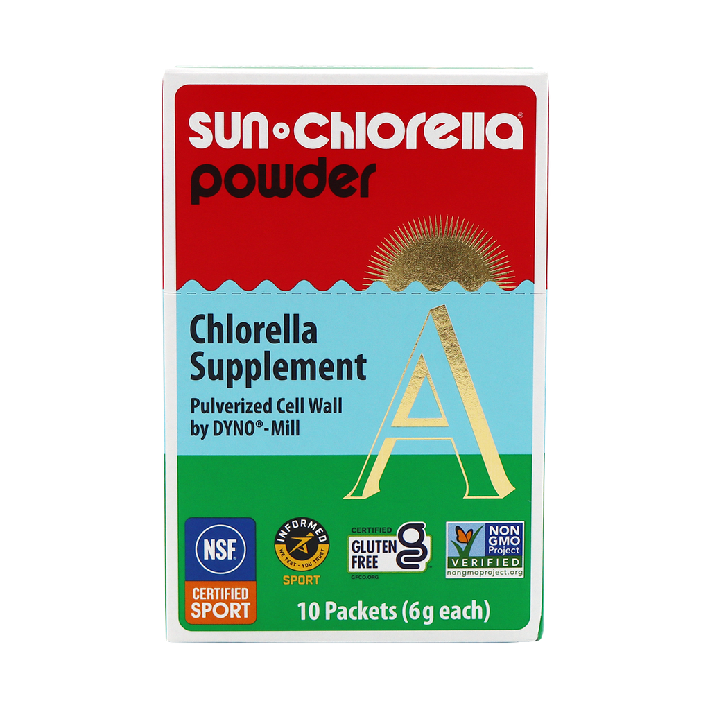 SUN CHLORELLA POWDER - 10 PACKETS (6g each)