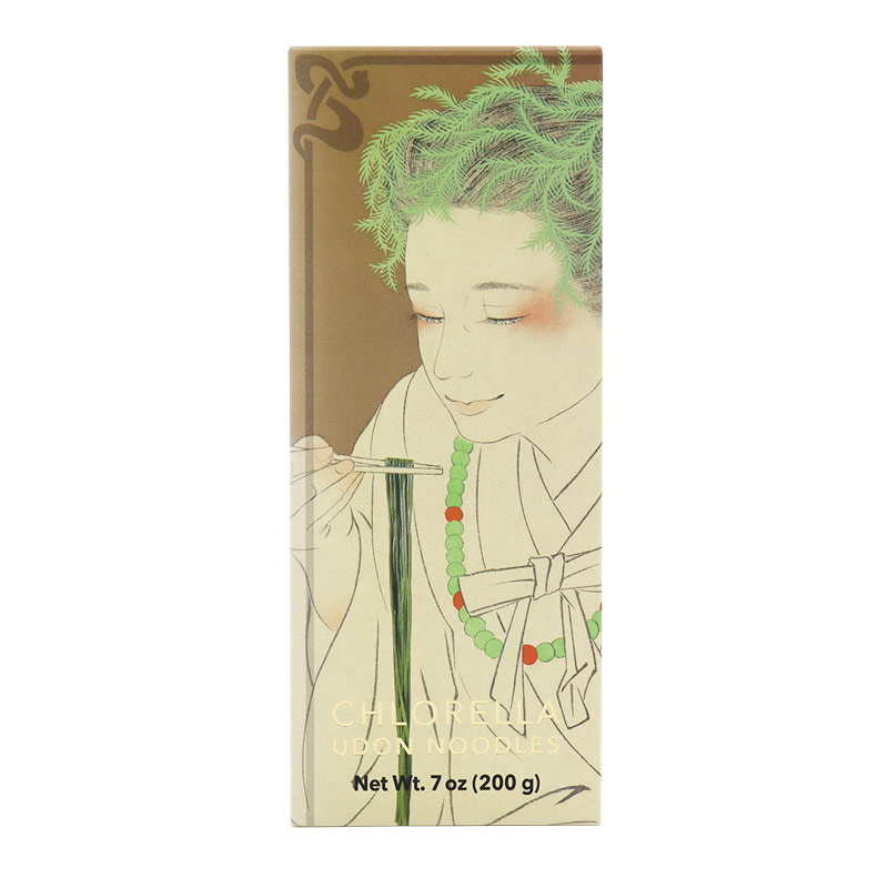 CHLORELLA UDON NOODLES - 1 BOX (3.5 SERVINGS, 7.0 oz)