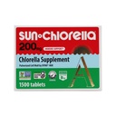 SUN CHLORELLA 200MG - 1500 TABLETS
