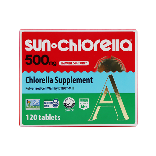 [1XJ1] SUN CHLORELLA 500MG - 120 TABLETS